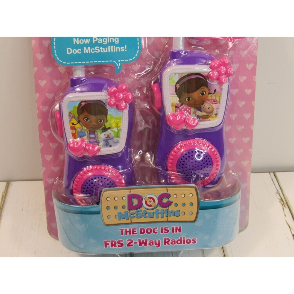 Doc McStuffins FRS Two Way Radio NEW Sealed Walkie Talkie
